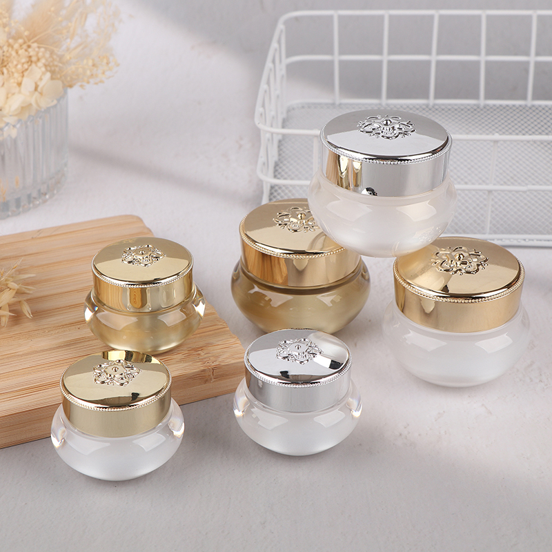 Luxury Skincare Tools - Vasetti Vuoti in Acrilico per Crema