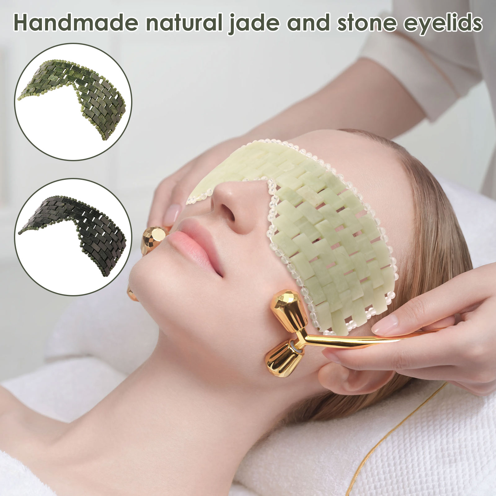 Luxury Skincare Tools - Maschera per gli occhi in giada
