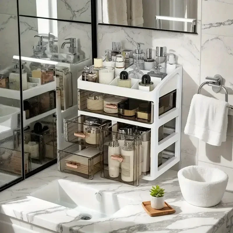 Luxury Skincare Organizer - Scatola portaoggetti per cosmetici Custodia per
