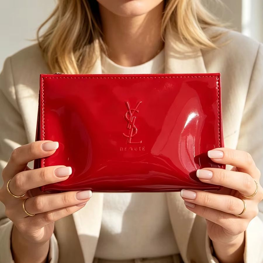 Borsa Cosmetica YSL in Pelle V - Luxury Skincare Tools recensione e prezzo