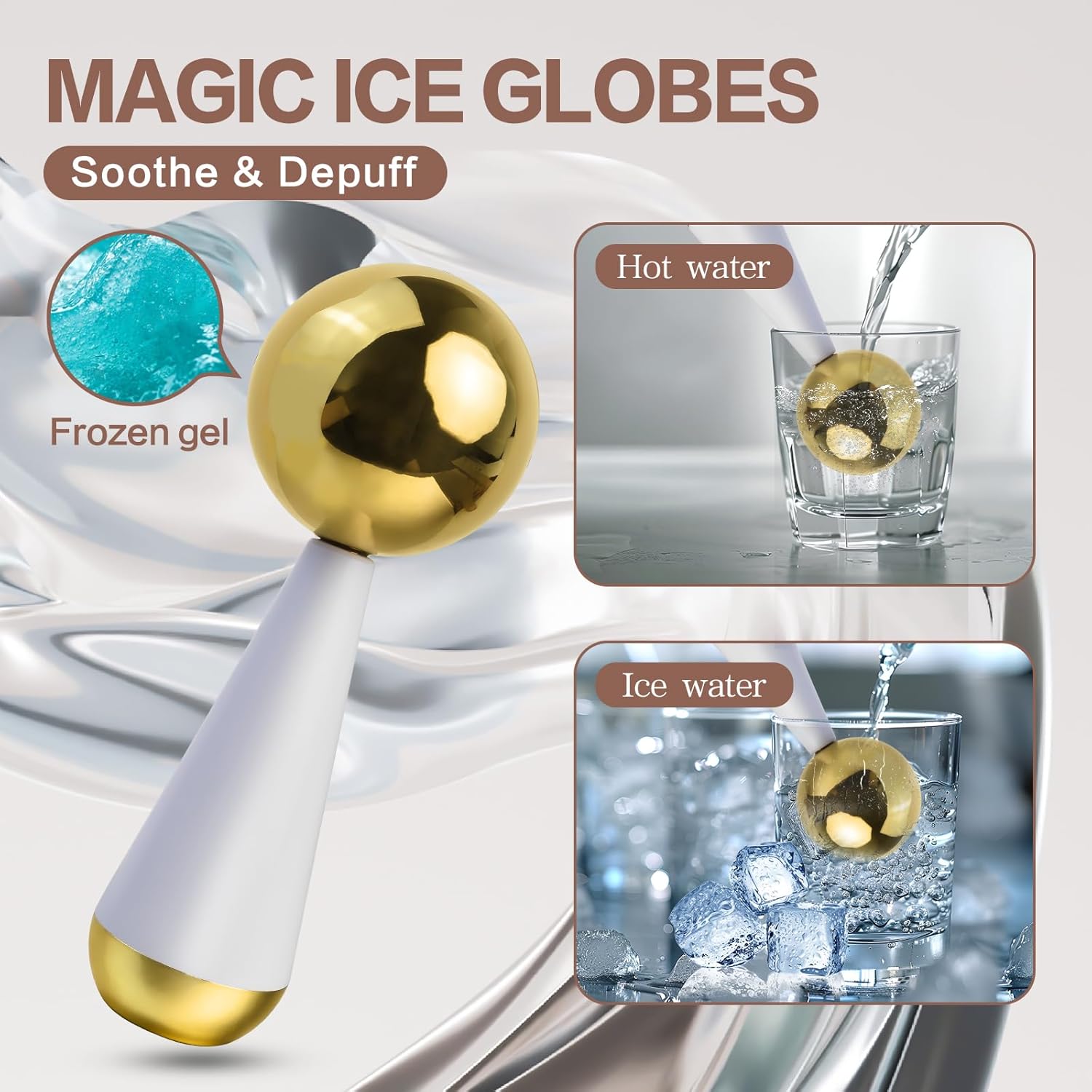 Globi di ghiaccio per viso occ - Luxury Skincare Tools recensione e prezzo