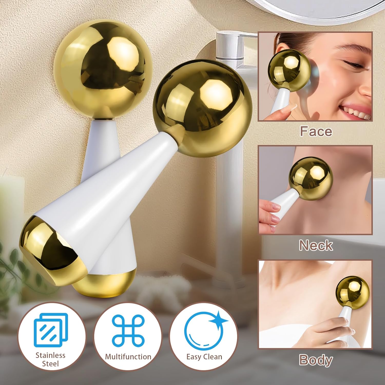 Globi di ghiaccio per viso occ - Luxury Skincare Tools recensione e prezzo